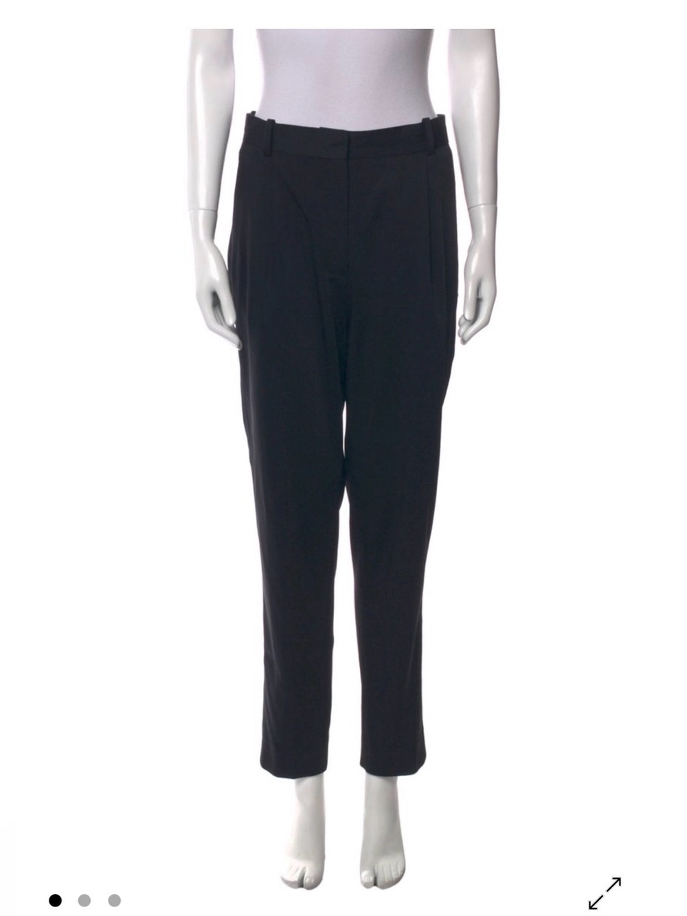 Celine by Phoebe Philo black straight leg pants